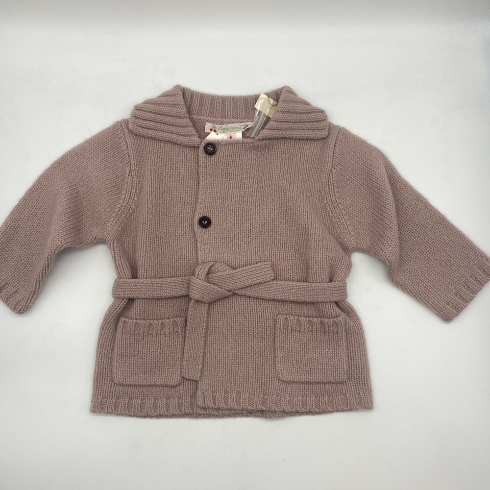 Bonpoint 🍒 Wrap Sweater 6mth